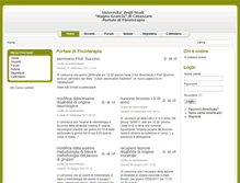 Tablet Screenshot of fisioterapia.unicz.it